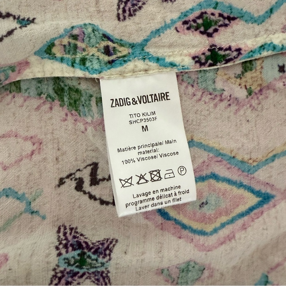 Zadig & Voltaire Tito Kilim Blouse - Picture 4 of 5